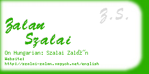 zalan szalai business card